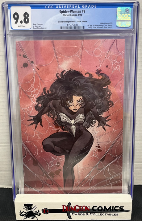 Spider-Woman # 7 Momoko 2nd Print Virgin 1:25 Cover CGC 9.8 Marvel 2024 [CR]