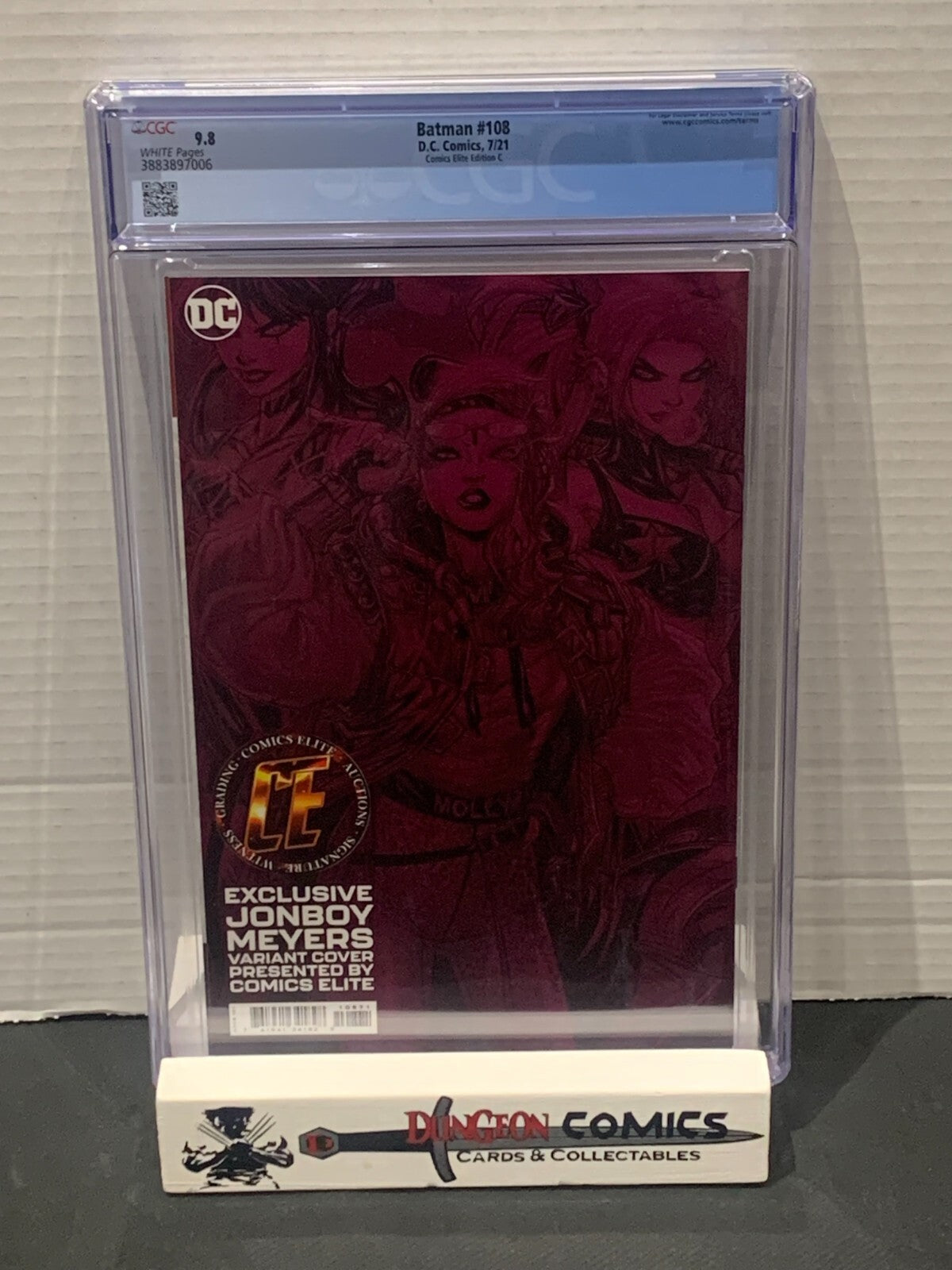 Batman # 108 Comics Elite Cover C CCGC 9.8 1st Full App of Miracle Molly [GC28]