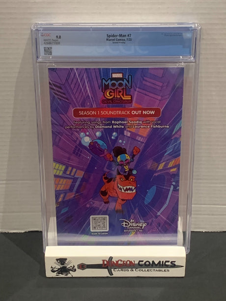 Spider-Man # 7 CGC 9.8 Second Printing 1st App of Spider-Boy Marvel 2023 [GC33]