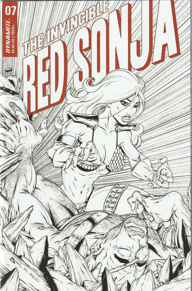 Invincible Red Sonja # 7 Variant 1:11 Cover NM Dynamite [C5]