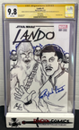 Star Wars Lando # 1 Sketch Cover CGC 9.8 2015 SS Billy Dee Williams [GC19]