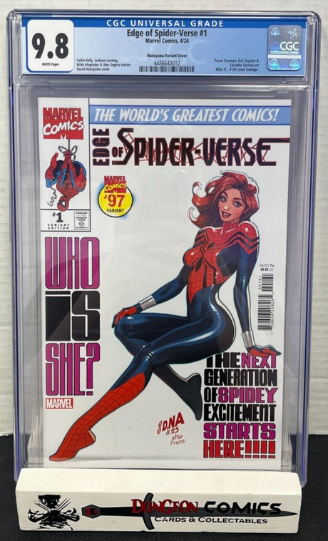 Edge Of Spider-Verse # 1 Nakayama Variant Cover CGC 9.8 Marvel 2024 [GC22]