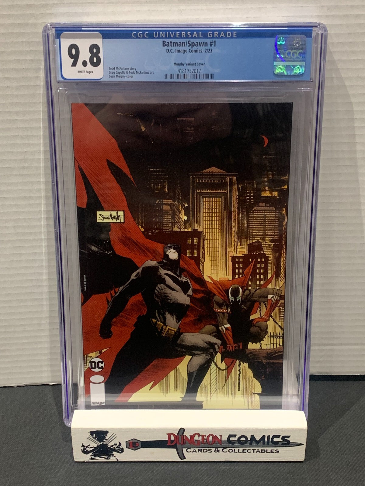 Batman/Spawn # 1 CGC 9.8 Cover D Sean Murphy Variant Cover [GC29]