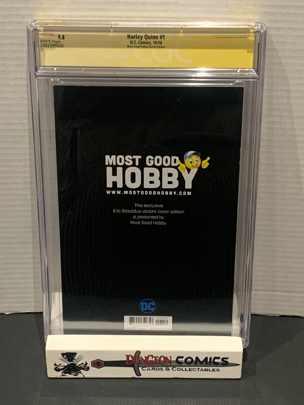 Harley Quinn # 1 CGC 9.8 Most Good Hobby Sketch Edition DC 2016 SS [GC42]