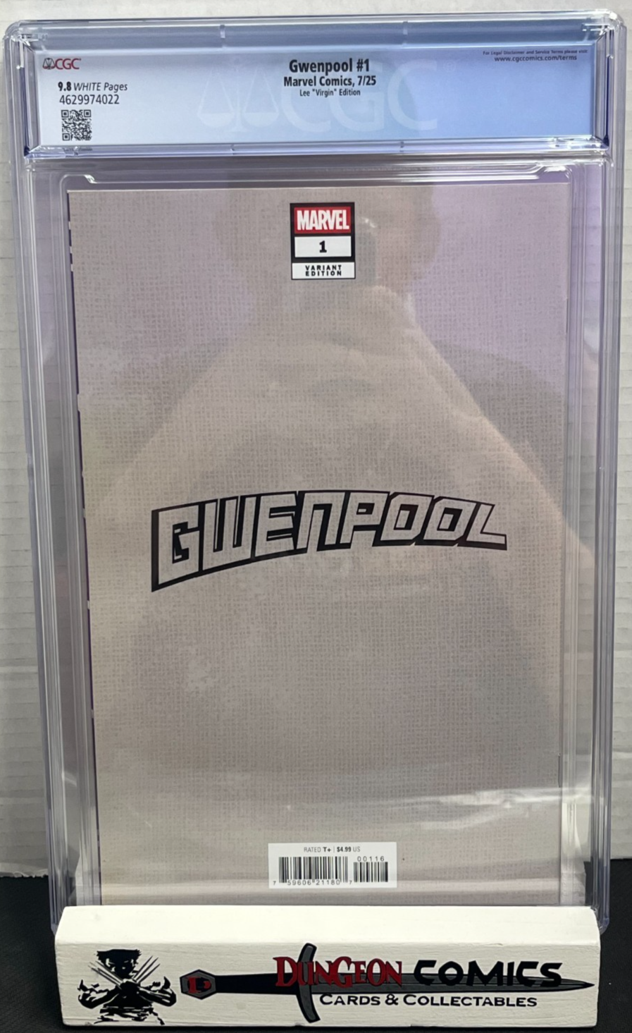 Gwenpool # 1 Jeehyung Lee Virgin 1:100 Cover CGC 9.8 Marvel [CR]