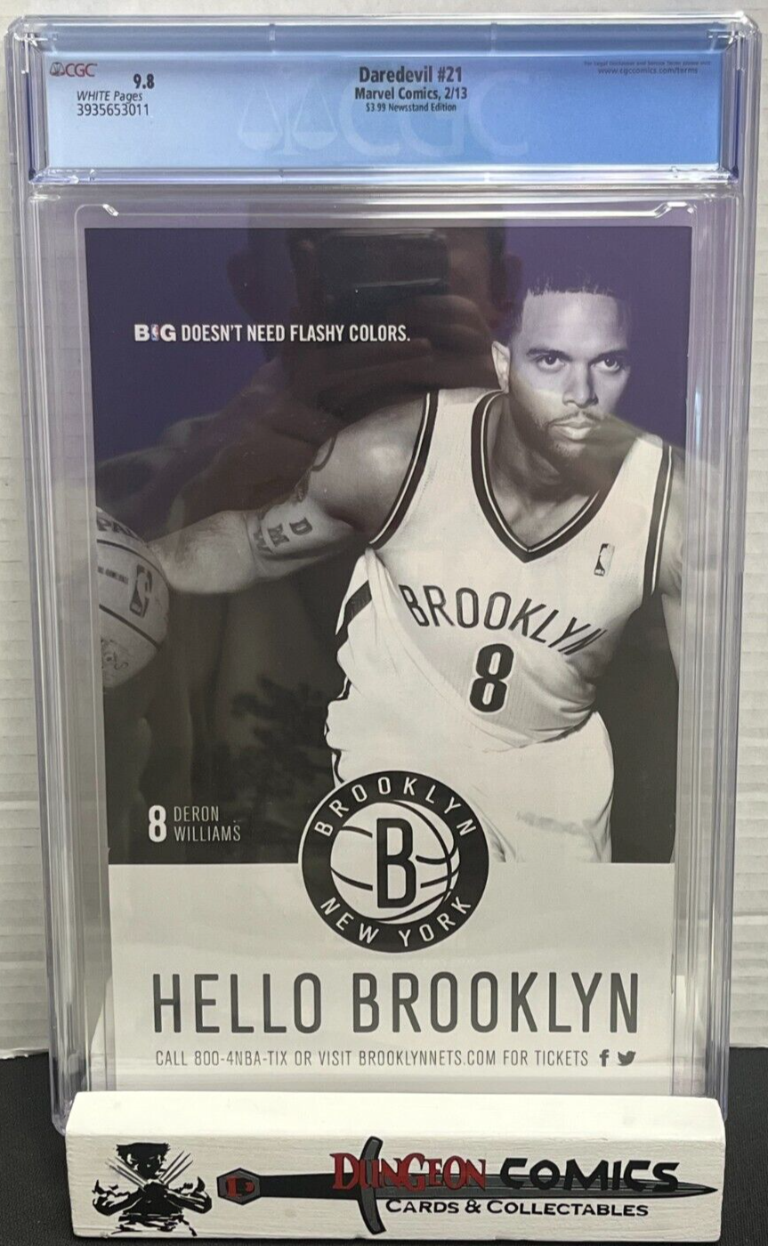 Daredevil # 21 Rare Newsstand 1st App Superior Spider-Man CGC 9.8 2013 [EM1]