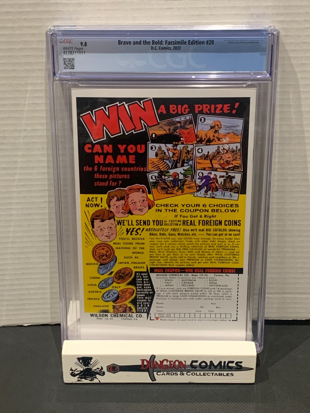 Brave and the Bold # 28 CGC 9.8 Facsimile 1st App of the Justice League [GC-20]