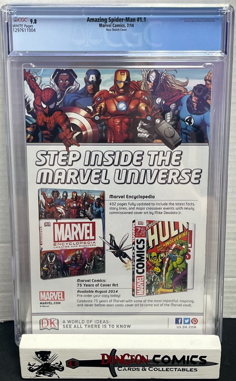 The Amazing Spider-Man # 1.1 Ross 1:200 Sketch Variant CGC 9.8 2014 [GC20]