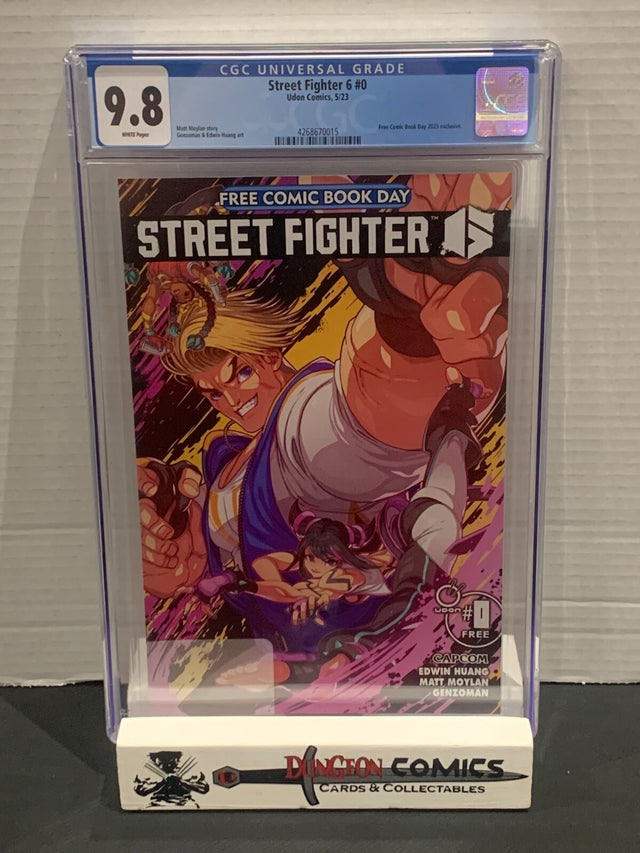 Street Fighter 6 # 0 FCBD CGC 9.8 Udon 2023 [GC36]