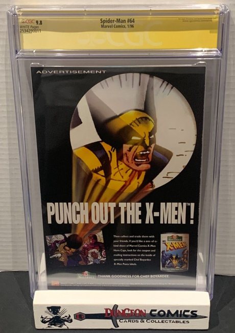 Spider-Man # 64 CGC 9.8 1996 Signature Series Signed By Howard Mackie [GC12]