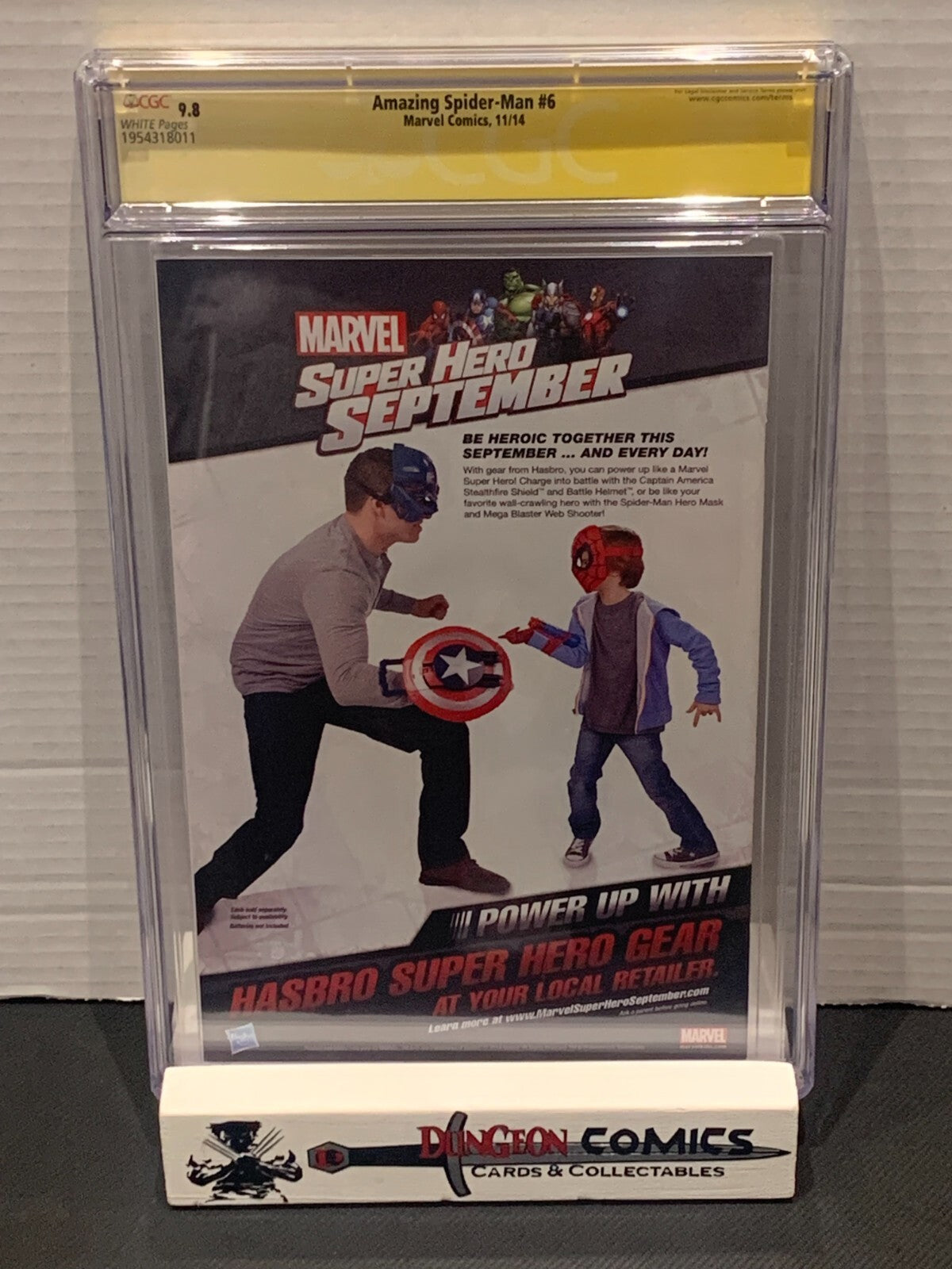 Amazing Spider-Man Vol 3 # 6 Cover A CGC 9.8 2014 SS Humberto Ramos [GC2]