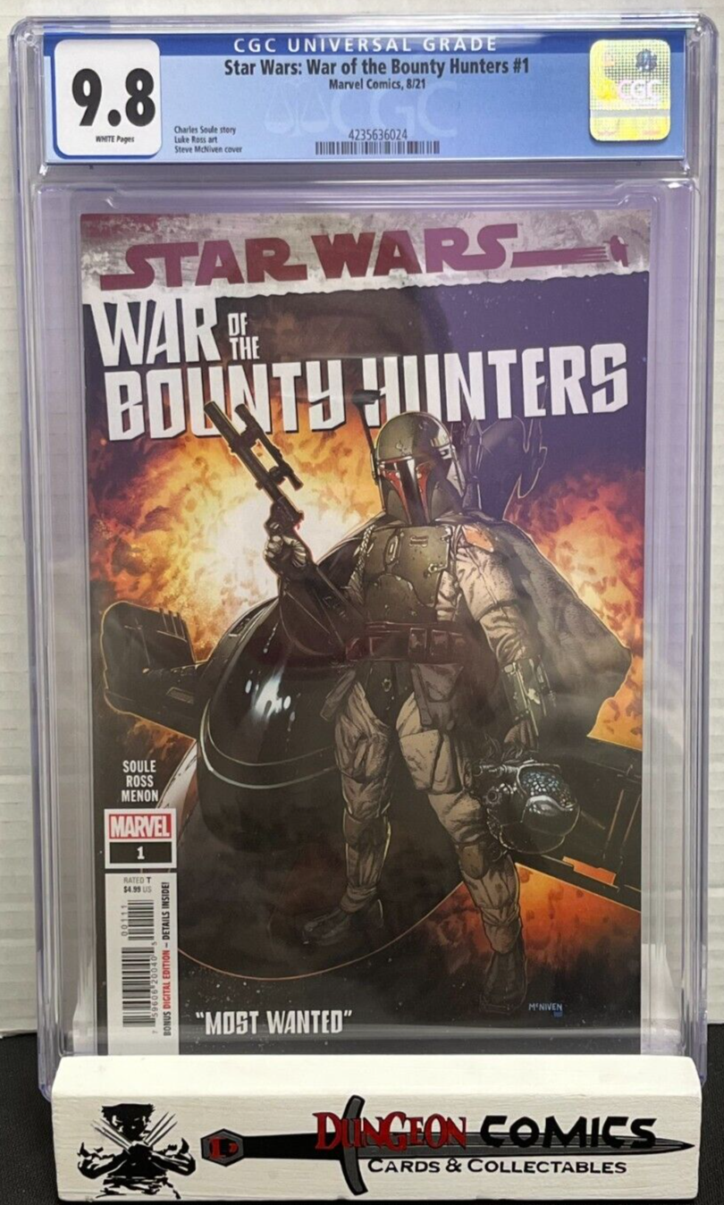 Star Wars: War of The Bounty Hunters # 1 Variant Cover CGC 9.8 Marvel [GC28]