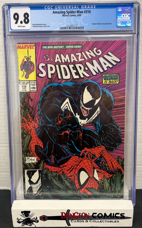 The Amazing Spider-Man # 316 Cover A CGC 9.8 Marvel 1989 [CR]