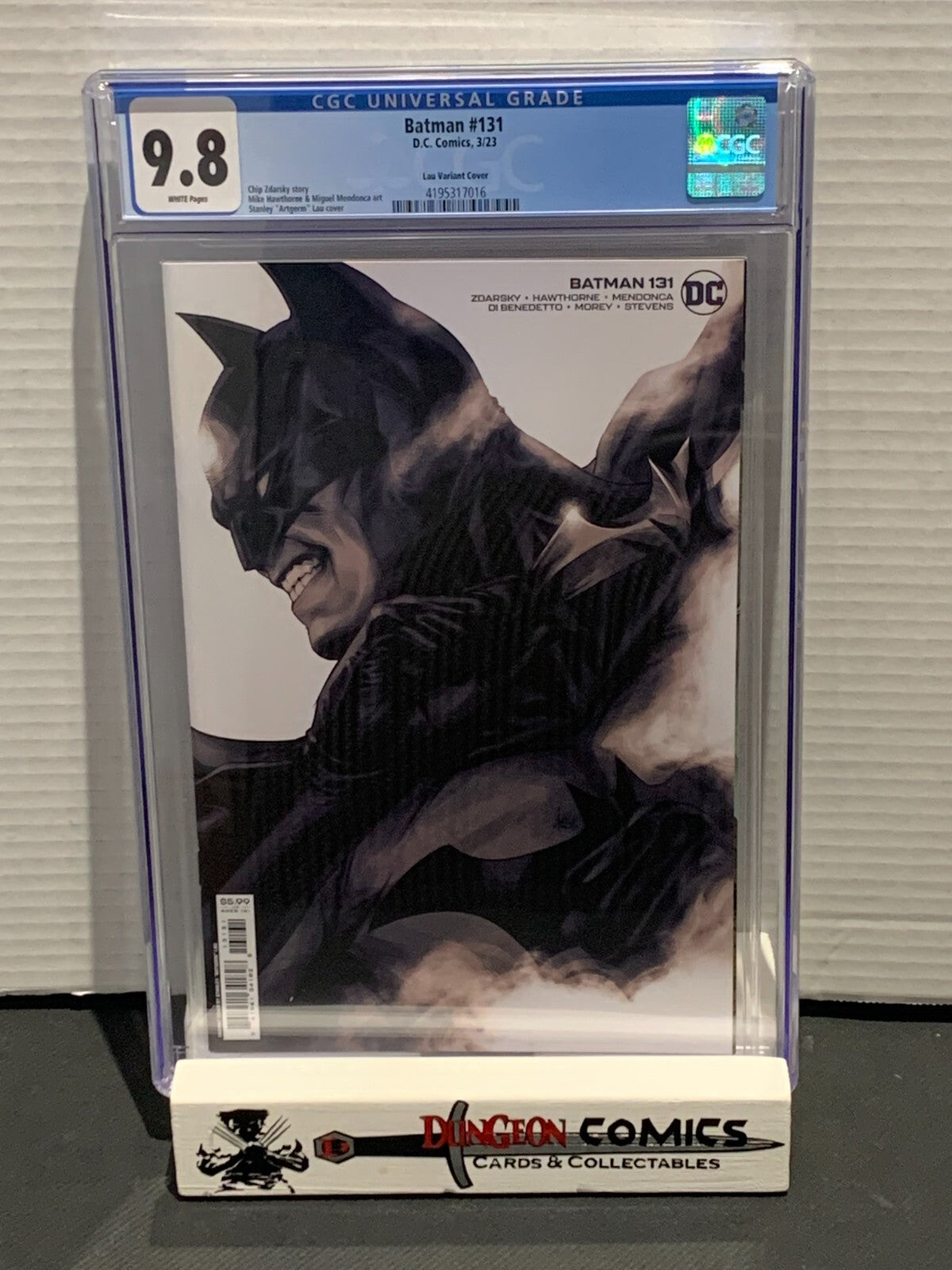Batman # 131 CGC 9.8 Cover C Stanley Lau Artgerm Variant [GC6]