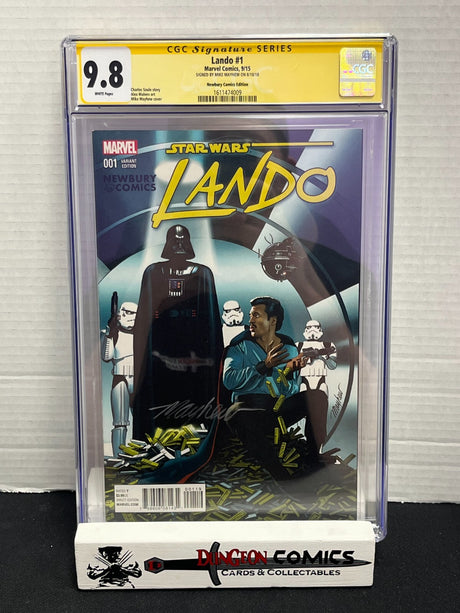 Star Wars Lando # 1 Newbury Variant Cover CGC 9.8 2015 SS Mike Mayhew [GC34]