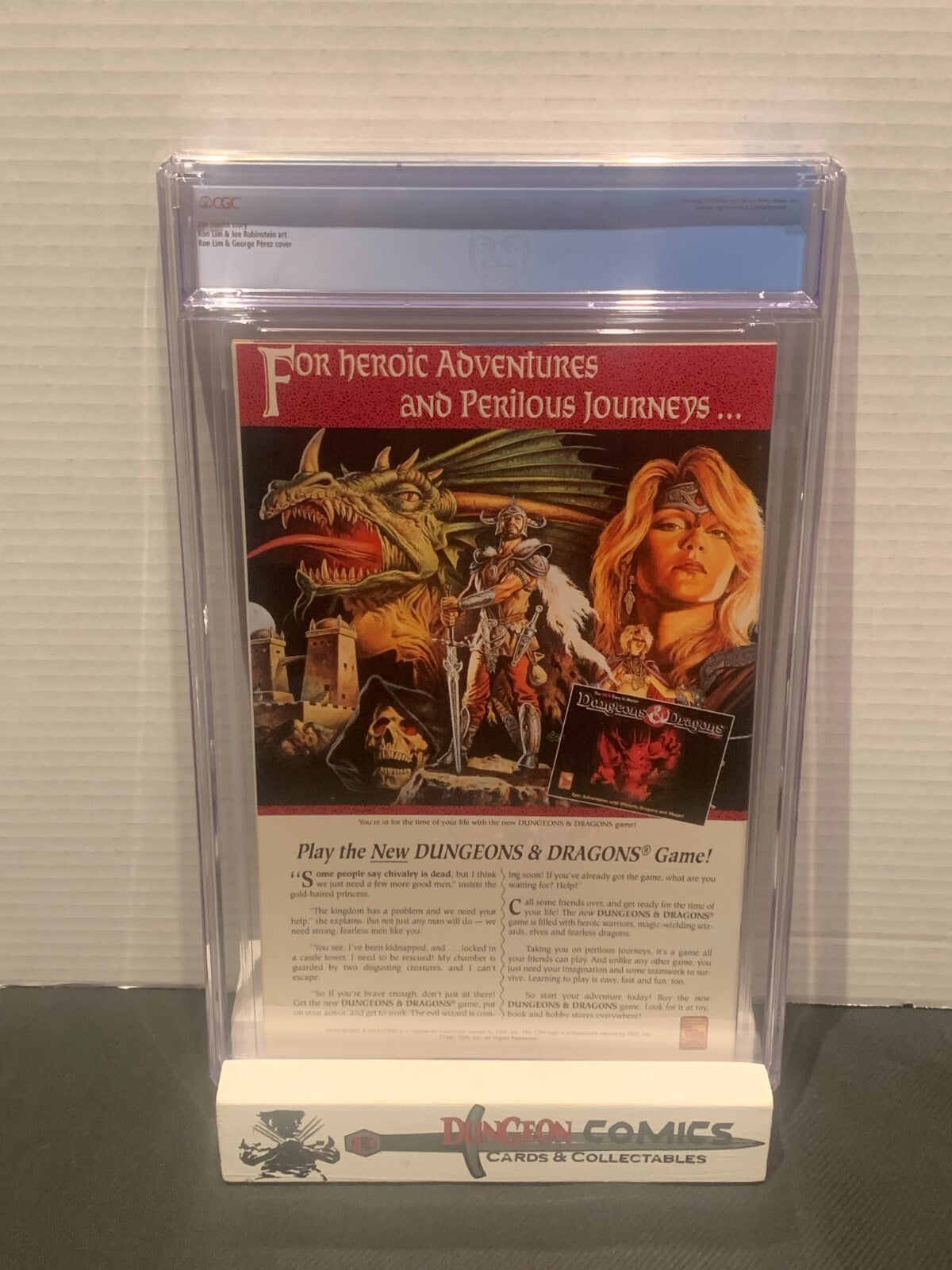 Infinity Gauntlet # 6 CGC 9.6 Marvel 1991 George Perez Label [GC1]