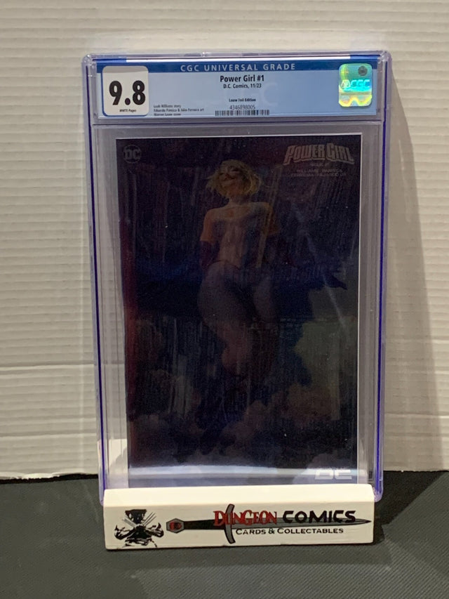 Power Girl # 1 Foil Warren Louw Variant Cover CGC 9.8 DC 2023 [GC30]