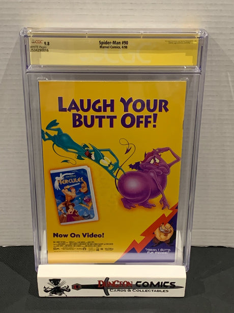 Spider-Man # 90 CGC 9.8 1998 Signature Series Signed By Howard Mackie [GC24]