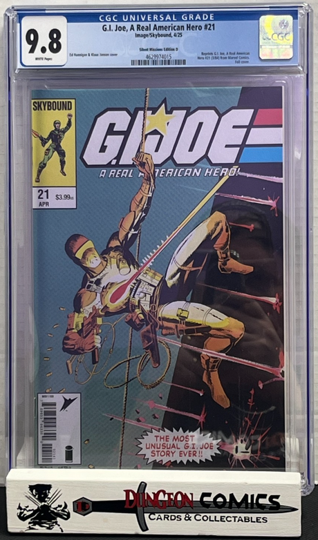 G.I. Joe A Real American Hero # 21 Silent Missions Edition D CGC 9.8 Image [CR]