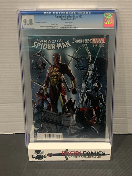 Amazing Spider-Man Vol 3 # 12 Dell'Otto 1:25 Variant Cover CGC 9.8 2015 [GC39]