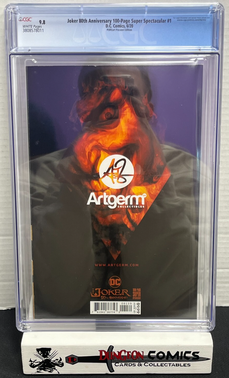 Joker 80th Anniversary # 1 PUREart Passion Edition CGC 9.8 [EM3]