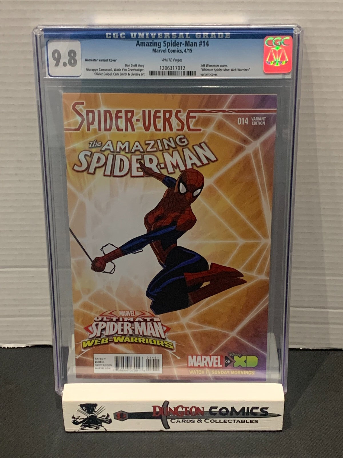 Amazing Spider-Man Vol 3 # 14 Web Warriors 1:10 Variant CGC 9.8 2015 [GC39]