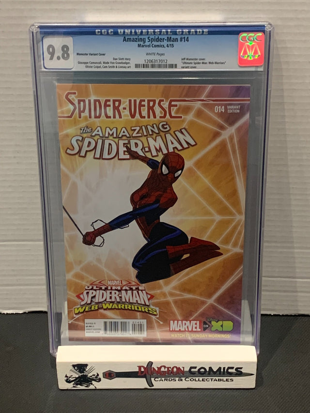 Amazing Spider-Man Vol 3 # 14 Web Warriors 1:10 Variant CGC 9.8 2015 [GC39]