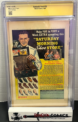 Fantastic Four # 25 CGC 4.0 Marvel 1964 JSA Stan Lee Signed [CR]
