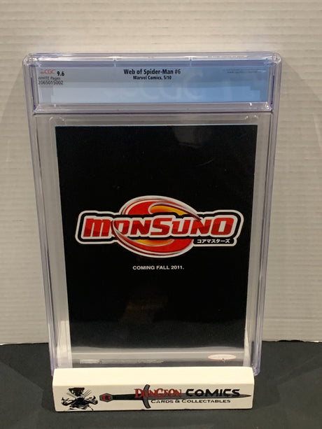 Web Of Spider-Man # 6 CGC 9.6 2010 Lizard Spider-Girl [GC24]