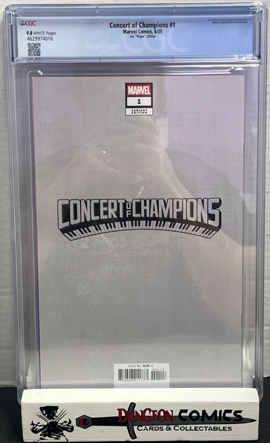 Concert Of Champions # 1 Jeehyung Lee Virgin 1:100 Cover CGC 9.8 Marvel [CR]