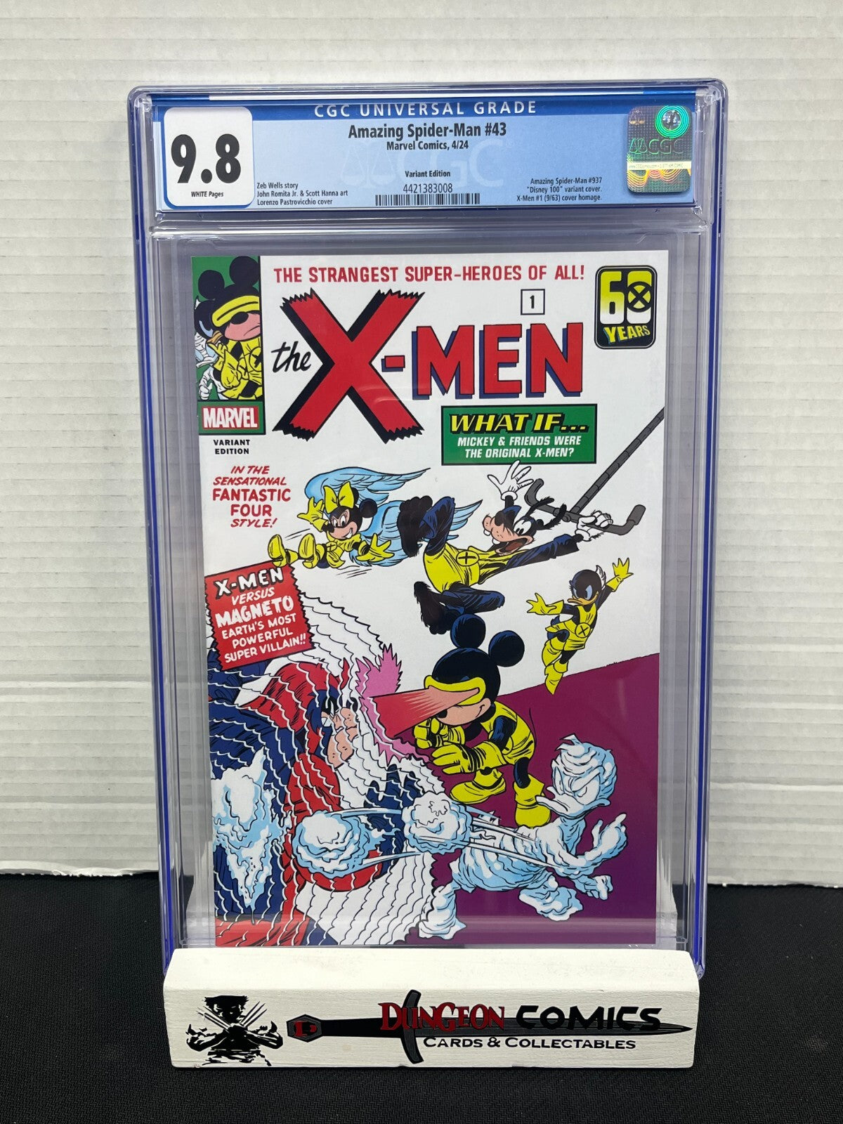 Amazing Spider-Man # 43 CGC 9.8 Pastrovicchio DISNEY What If Variant [GC27]