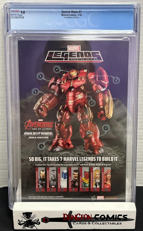 Secret Wars # 7 ComicXposure Variant CGC 9.8 2016 [EM3]