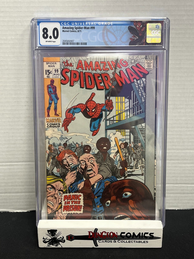 Amazing Spider-Man # 99 CGC 8.0 - Custom Crain Label Marvel 1971 [EM2]