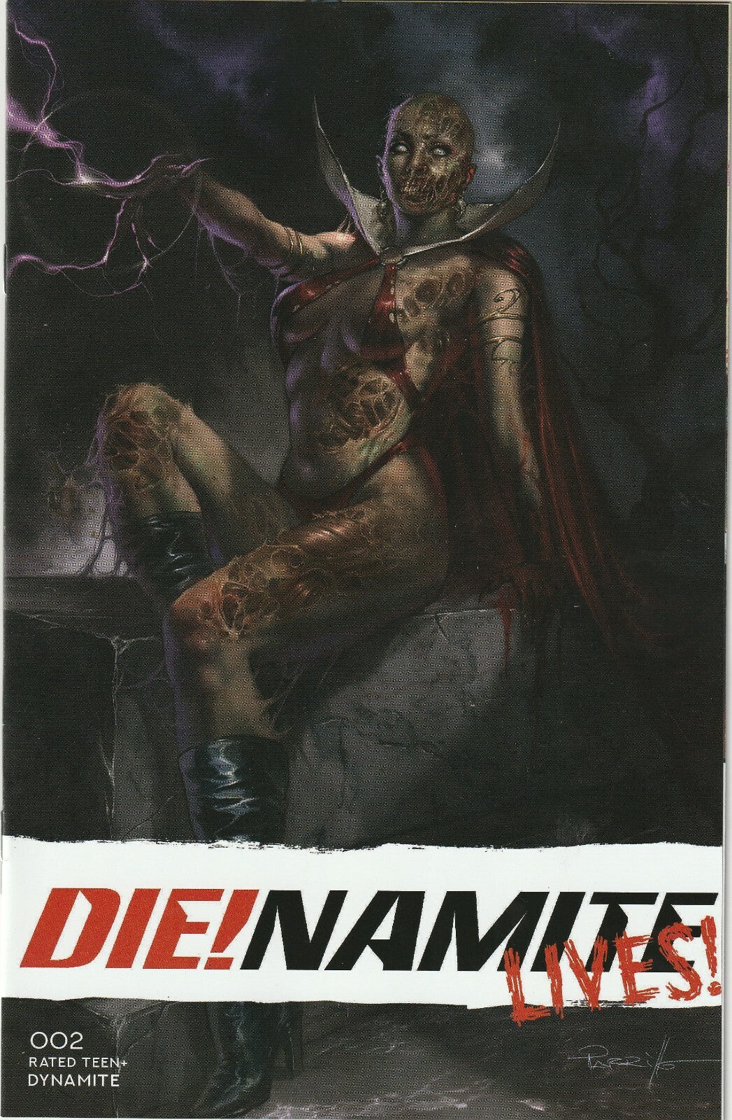 Die!namite Lives # 2 Parrillo Cover A NM Dynamite [A4]