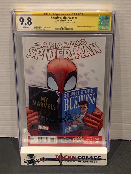Amazing Spider-Man Vol 3 # 6 Cover A CGC 9.8 2014 SS Humberto Ramos [GC2]