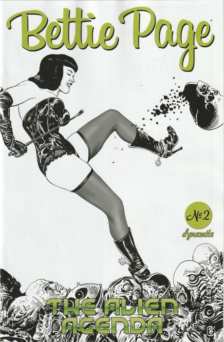 Bettie Page: The Alien Agenda # 2 Variant 1:10 Cover F NM 2022 [G2]