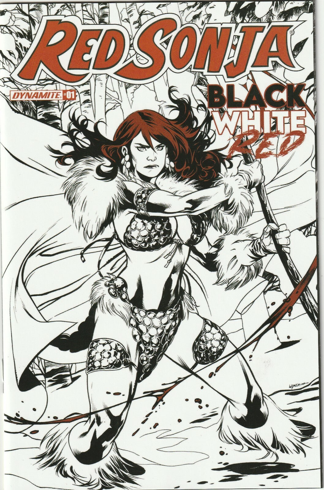 Red Sonja Black White Red # 1 Cover B NM Dynamite [A2]