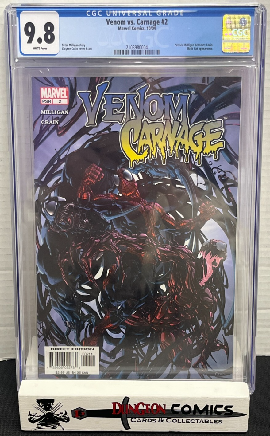Venom VS Carnage # 2 Cover A Marvel 2004 CGC 9.8 [EM3]