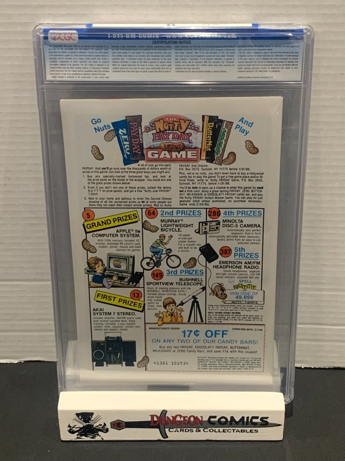 Iron Man # 197 Cover A CGC 9.8 1985 Secret Wars II Tie In [GC37]