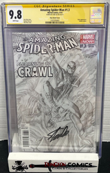 The Amazing Spider-Man # 1.3 Ross 1:200 CGC 9.8 2014 SS Stan Lee [GC18]