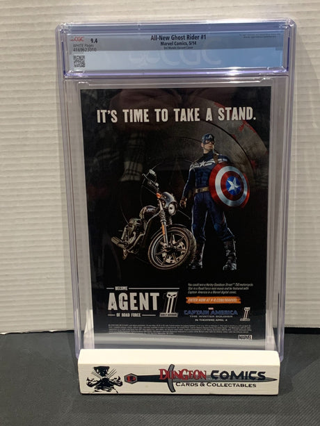 All-New Ghost Rider # 1 CGC 9.4 Del Mundo Variant 1st Robbie Reyes 2014 [GC-20]