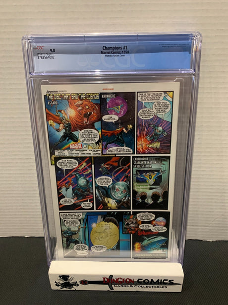 Champions Outlawed # 1 Momoko 1:50 Variant Cover CGC 9.8 Marvel 2020 [GC41]