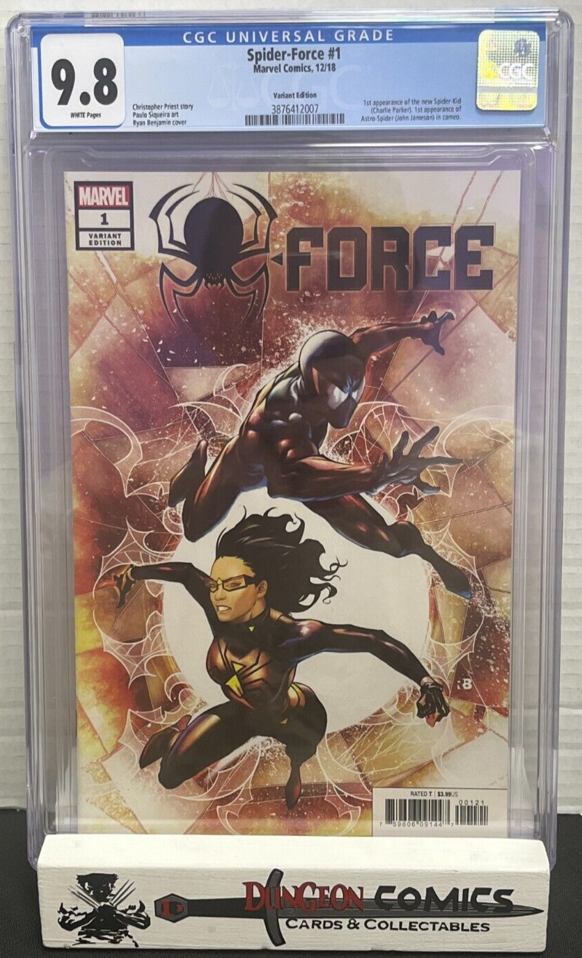 Spider-Force # 1 Variant Cover CGC 9.8 2018 [GC29]