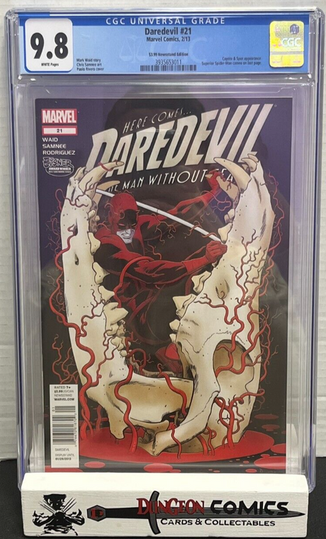Daredevil # 21 Rare Newsstand 1st App Superior Spider-Man CGC 9.8 2013 [EM1]