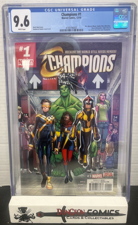Champions # 1 Cover A CGC 9.6 Marvel 2016 [CR]