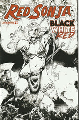 Red Sonja Black White Red # 1 Tan 1:10 Variant NM Dynamite [A2]