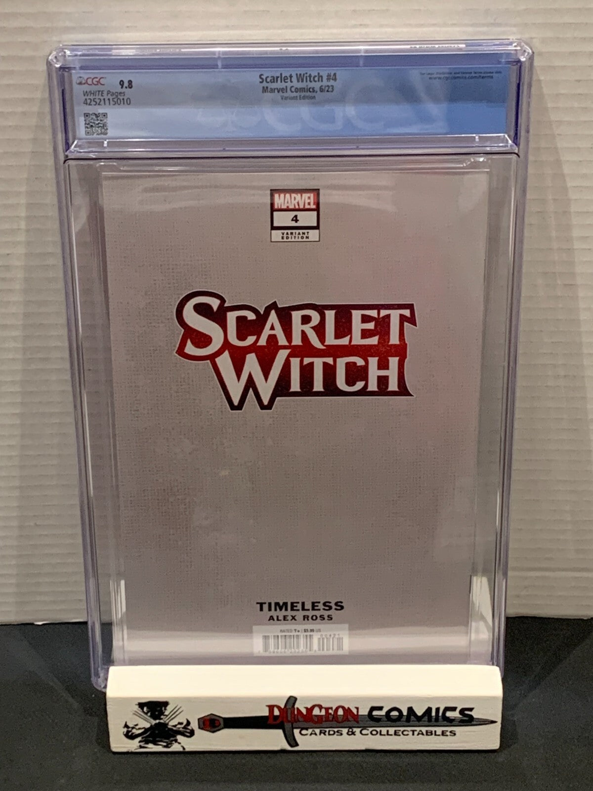 Scarlet Witch # 4 CGC 9.8 Alex Ross Variant Cover [GC35]