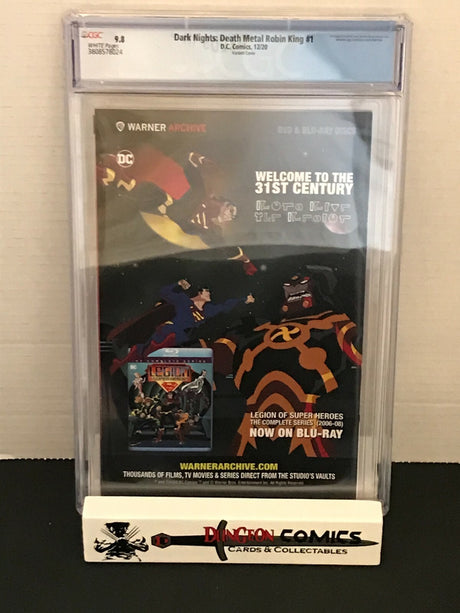 Dark Nights : Death Metal Robin King # 1 Variant Cover CGC 9.8 1:25 DC