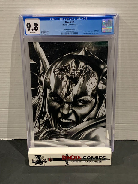 Thor # 12 Mico Suayan Sketch Virgin Cover Slab City Exclusive CGC 9.8 [GC33]
