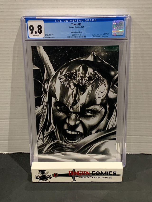 Thor # 12 Mico Suayan Sketch Virgin Cover Slab City Exclusive CGC 9.8 [GC33]